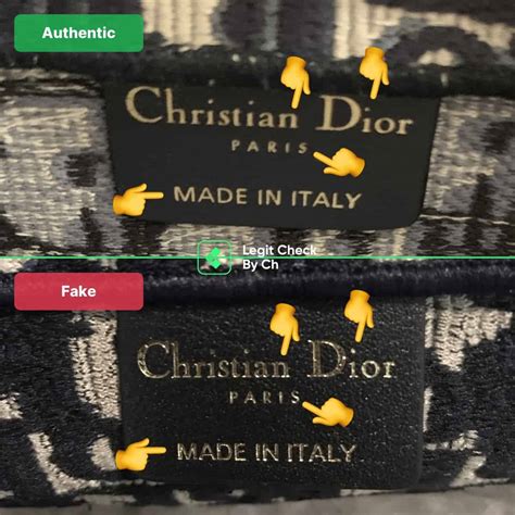 christian dior real or fake|genuine dior text.